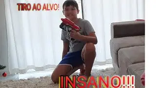 TIRO AO ALVO COM NERF!!!!( NAJE FF )