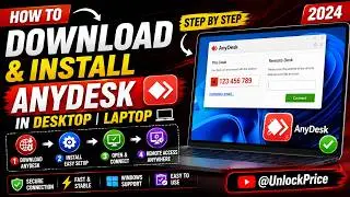 How to Download and install AnyDesk in Desktop | Laptop | Step by Step || 2024