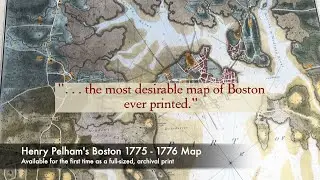Boston Under Siege: Henry Pelham's Boston 1775-1776 Colored Aquatint Map