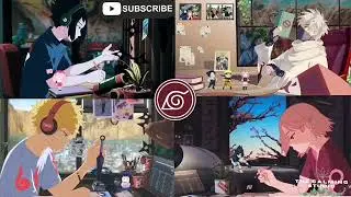 Group Study with Naruto & Team 7 • Lofi Chill Music • Concentrate with Study Buddies in Konoha