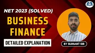 Business Finance | UGC NET Commerce | Solved PYQs (2023) | Target JRF