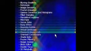 CImg Demo menu