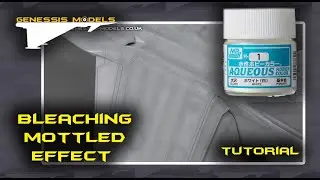 Bleaching mottled effect : Airbrushing : Tutorial