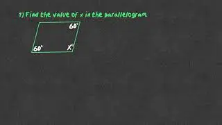Properties and Proving Parallelograms