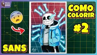 COMO DESENHAR FÁCIL O SANS DO JOGO UNDERTALE PASSO A PASSO #2