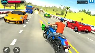 Endless Bike Racing 3d - Bike Racing And Shooting Game Offline - Mobile Gameplay