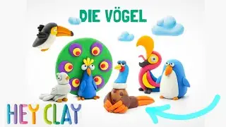 DIY Kneten mit Hey Clay: Wie man einen Fasan knetet! Hey Clay Vögel