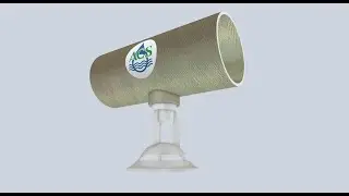 Работа сопел с чашечным отражателем на градирне
