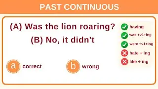 Past Continuous | English Grammar