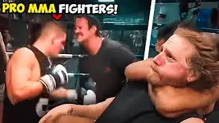 Fighting Professional MMA Fighters!