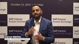 Varun Mehta, Director - Enterprise Business, Walkme" | SAP Concur Fusion Exchange 2024
