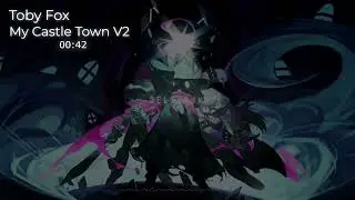 Deltarune Chapter 2 - My castle town Slowed + Reverb + Rain V2 and extended to 11 hours
