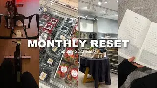 MONTHLY RESET | Febuary 2023: goals, workout, grocery haul & moving update