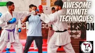 #4 AWESOME PUNCH TECHNIQUES IN KUMITE |LESSON 4 | |KARATE INDIA ACADEMY|