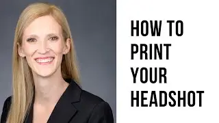 How to print your headshot