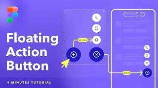 Design a Floating Action Button (FAB) Interactive Prototype Animation