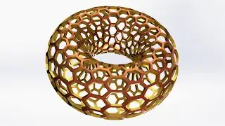 Solidworks: Hexagon Torus Ring