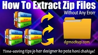 How to Extract Multi-Part WinRAR Files Easily | RAR file showing corrupted – how to fix? | dgpik