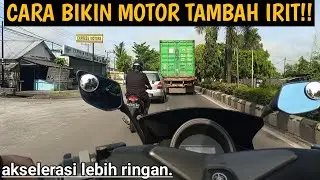 upgrade CVT bikin IRIT bensin di motor YAMAHA NMAX155 boskhu!!