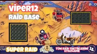 VİPER12 RAİD BASE - MÜKEMMEL RAİD TAKTİKLERİ - SÜPER RAİD LAST DAY ON EARTH SURVİVAL TÜRKÇE