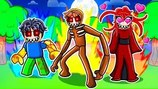 Having an OP MONSTER FAMILY in Roblox!