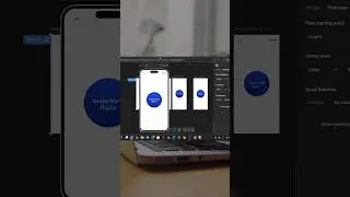 Design a smooth text reveal splash screen with me in Figma