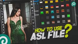 How to make Glass font Using Asl styles | Gradient Asl Pack by Alee Creation.