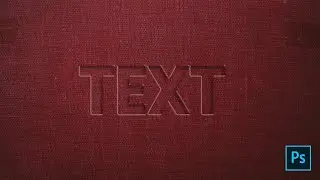 How to Make Embossed Text Effect | Photoshop Tutorial