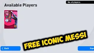 FREE ICONIC MESSI Pes 2021 Mobile
