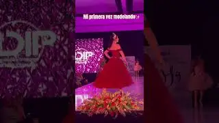 Mi primera vez modelando en una pasarela 😱✨🥰