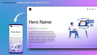 Personal Portfolio Website Using React | With Free Source Code