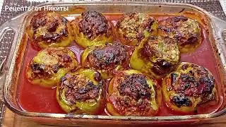 Фаршированный перец с гречкой.