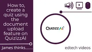 How to, create a quiz using the  document upload feature on QuizizzAI      #AI #Quizizz