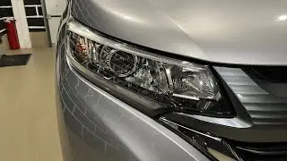 Honda Freed halogen headlight tuning, Expression LED lens installation