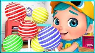 Rainbow Colors Song l Super Luca School Theater Nursery Rhymes & Kids Songs