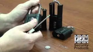 SX-873- Setting the combination  padlocks- FJM Security- combination padlocks,