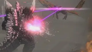 Hesei Showdown SPACE GODZILLA vs BATTRA on PS4