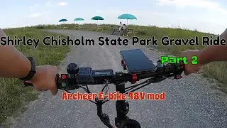 E-bike ride @ Shirley Chisholm State Park Gravel Part 2