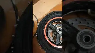 Доработка шипованного колеса Kugoo m4 pro