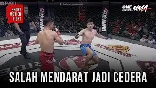 Salah Mendarat Jadi Cedera, Paul Lumihi Vs Deni Arif || Short Motion Fight