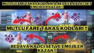 MUTLU FARE DANSI TAKAS KODLARI | PUBG MOBİL BEDAVA KALICI DANSLAR VE KAZAN !!