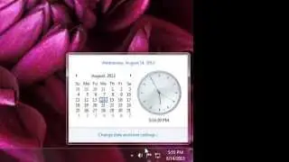 How to change timezone in Windows 7