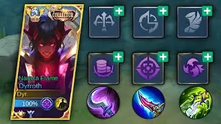 DYRROTH BEST BUILD AND EMBLEM TO GET MAX DAMAGE