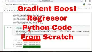 Crop Disease Detection with Gradient Boost regressor Python Code Scratch  