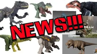 NEWS!!! Mattel Jurassic World Colossal Indoraptor revealed!!! More Nigersaurus images! & much more!