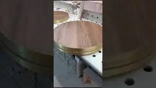 Столешницы с латунным торцом