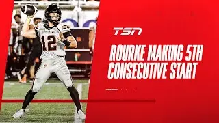 How has Rourke's progression been since his return to the CFL?