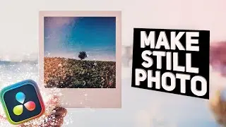 How to Make still Frame in Davinci Resolve - EASY Tutorial