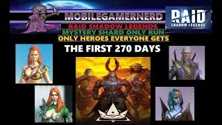Day 240 Raid Shadow Legends F2P Mystery Shard Only ( Getting Grush and Doing Dailies for CVC)