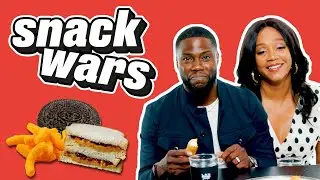 Kevin Hart & Tiffany Haddish Disgusted By American And Australian Snacks | Snack Wars | 